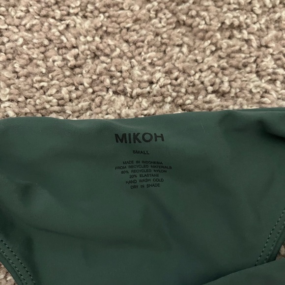 Mikoh Swim Set Papara Bottom and Razo Top in Petrol - Picture 5 of 5